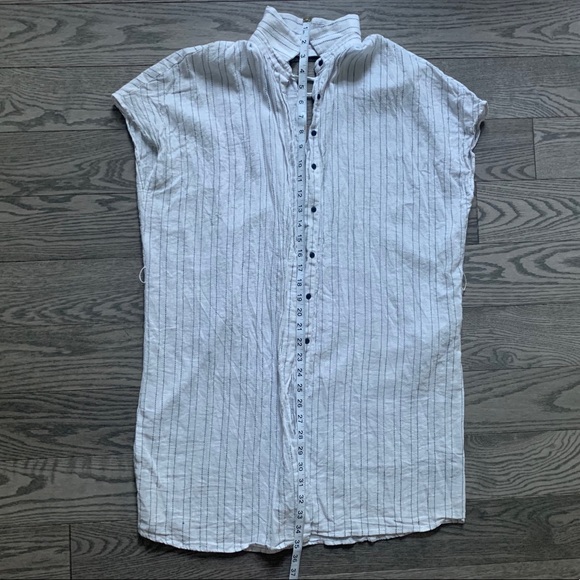 Zara Basic Linen T-Shirt Dress - Picture 5 of 6